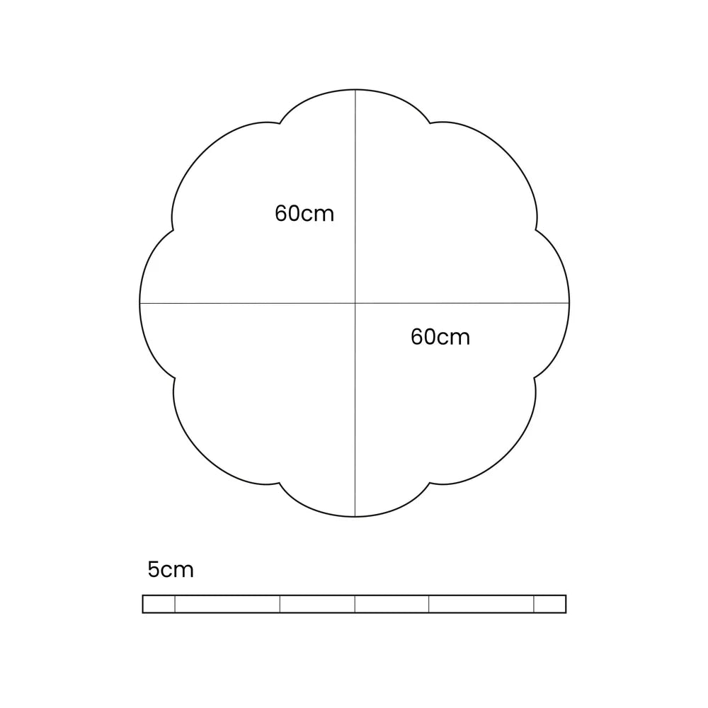 Spielmatte Samt | Wolke