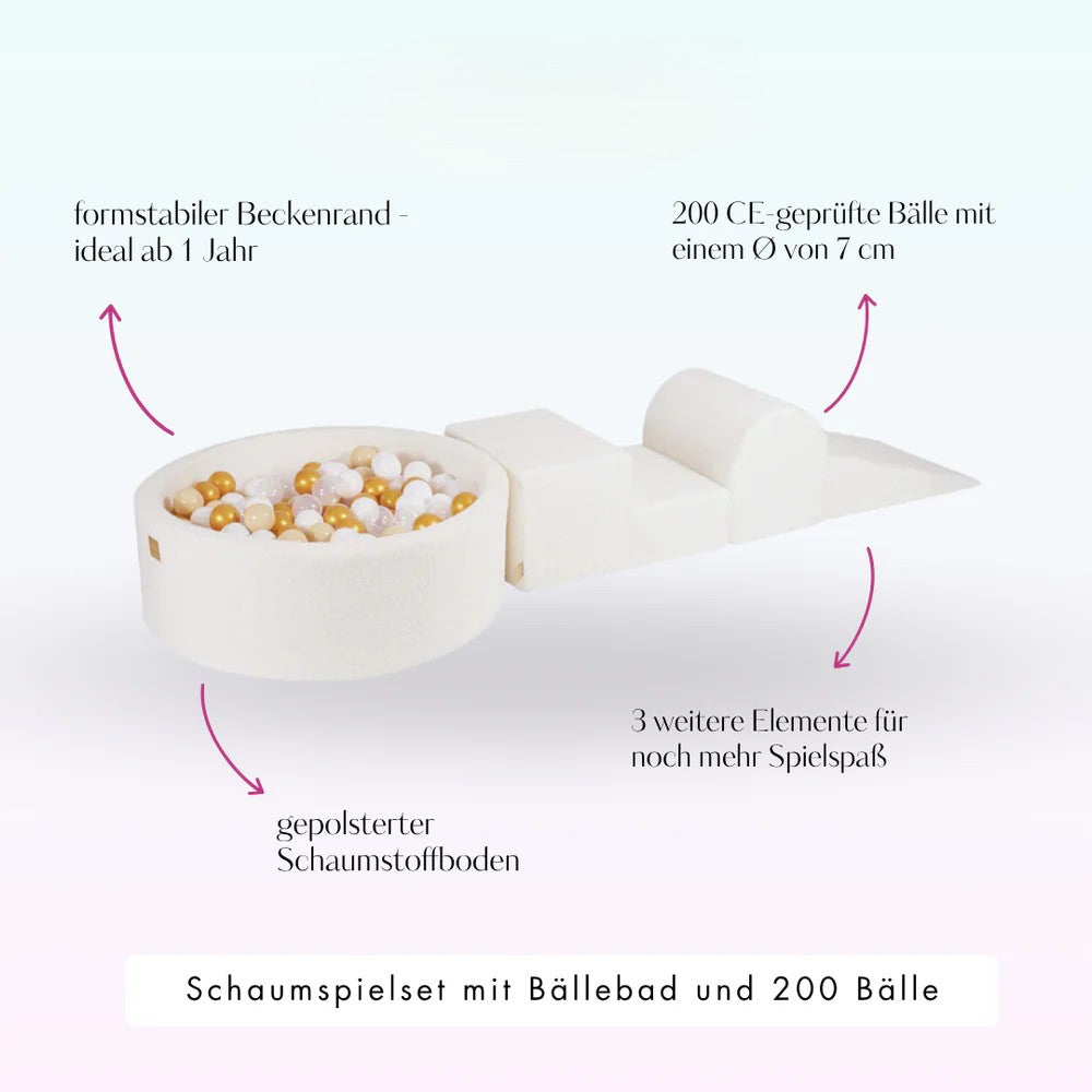 Abenteuerwelt Teddy | 3 Elemente | Bällebad
