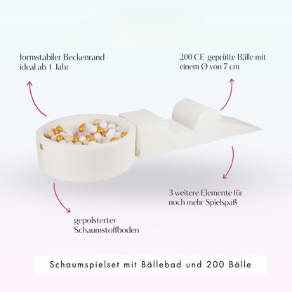 Abenteuerwelt Teddy | 3 Elemente | Bällebad