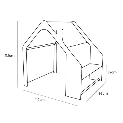 Spielhaus/Kaufladen | Inkl. Dach